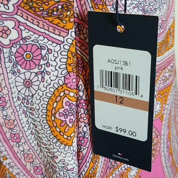 ❌Sold❌NWT Tommy Hilfiger Dress w/ high neck collar - Picture 7 of 7